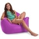 preview thumbnail 72 of 89, Bean Bag Chair for Kids, Teens and Adults, Comfy Chairs for your Room Malibu Lounge - Purple