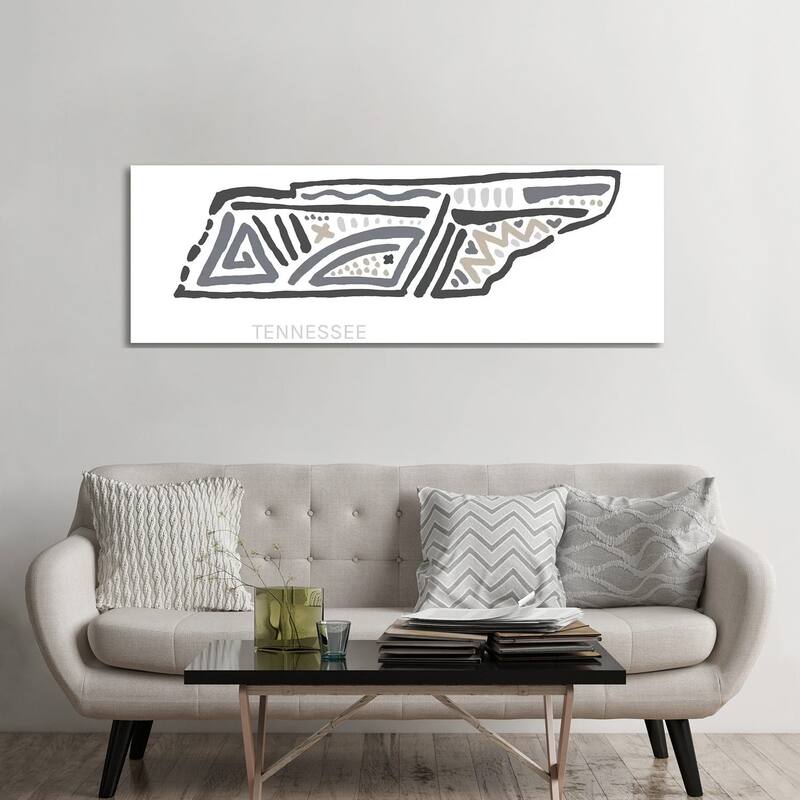 iCanvas "Tennessee" by Statement Goods Canvas Print