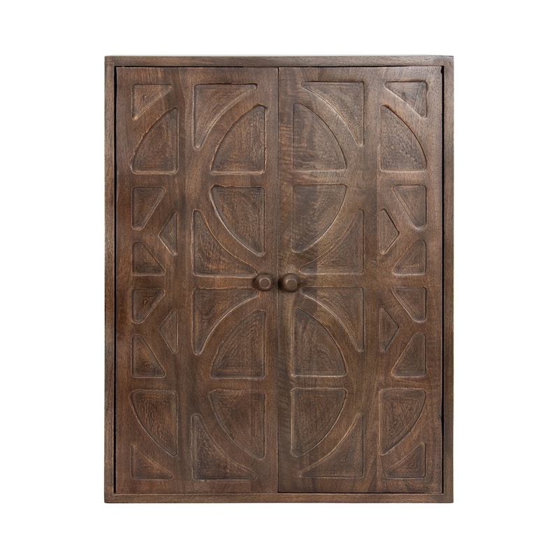 Kate and Laurel Galliene Wood Wall Cabinet