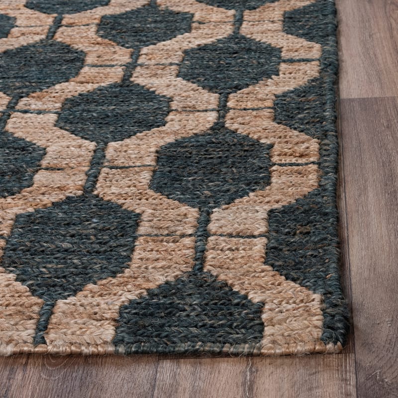 Alora Decor Bali Hand-woven Natural Dhurrie Jute Rug