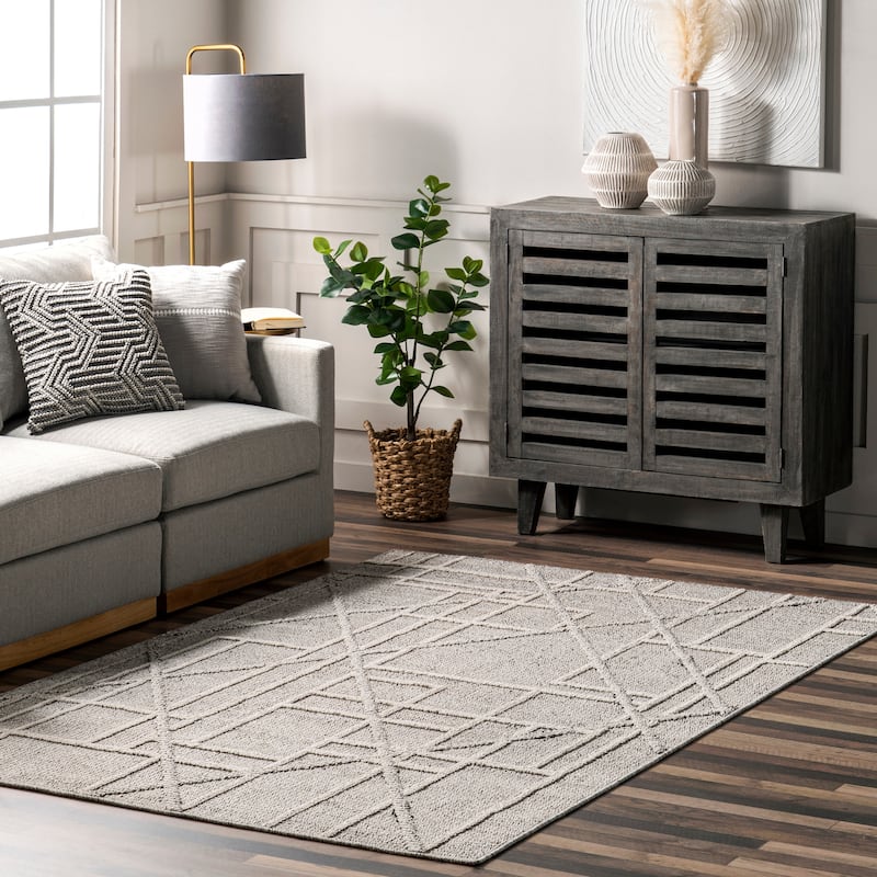 Nuloom Crissy Contemporary High-Low Indoor/Outdoor Area Rug