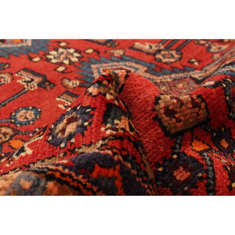 ECARPETGALLERY Hand-knotted Anadol Red Wool Rug - 3'9 x 10'2