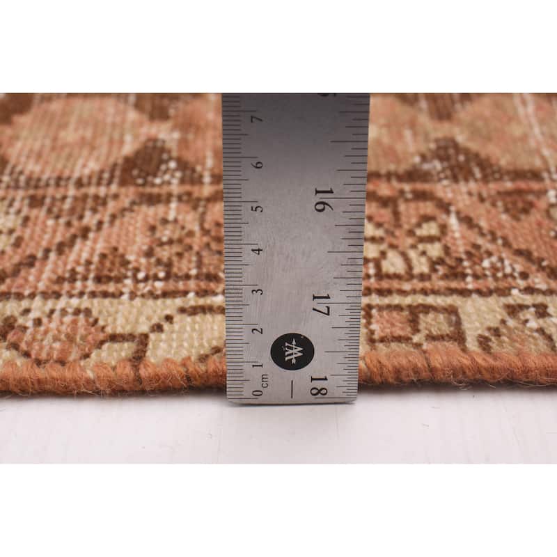 ECARPETGALLERY Hand-knotted Antalya Vintage Copper Wool Rug - 3'5 x 5'11
