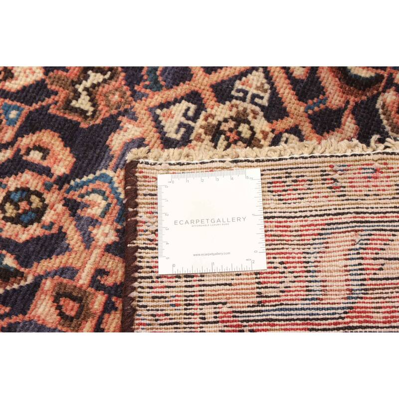 ECARPETGALLERY Hand-knotted Andelz Navy Wool Rug - 3'3 x 9'10