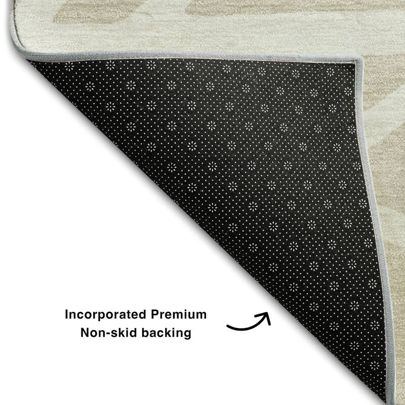 Premium Washable Super Soft Contemporary Harvey Mayfield Rug
