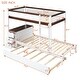 preview thumbnail 6 of 53, Twin-over-Twin Bunk Bed with Twin size Trundle, Storage and Desk,Multifunctional Bunk Bed with Storage