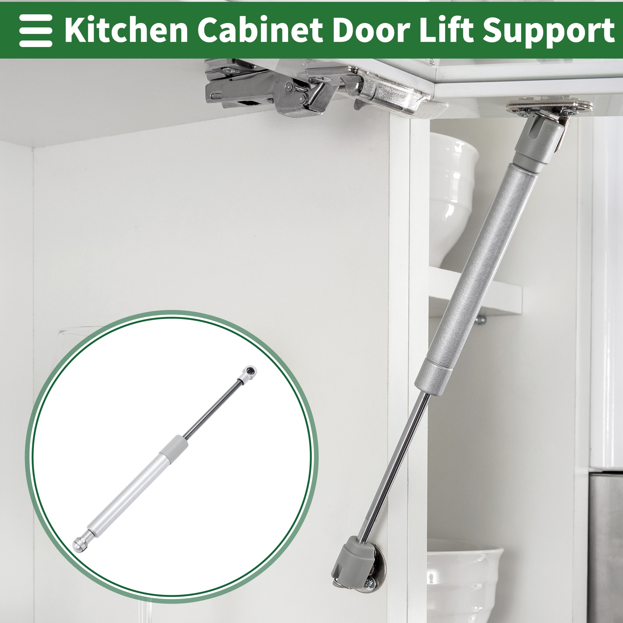 300mm/11.81" Gas Struts Gas Springs Carbon Steel 1 Pcs RV Car Toolbox Lid Storage Box Cover Cabinet Door Cover