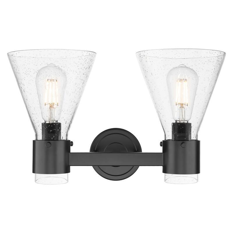 Innovations Lighting 464-2W-G464C-7SDY Lawton Cone 2 Light 16" Wide