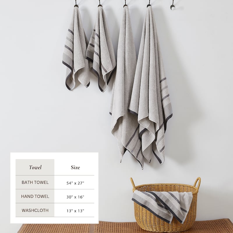 Linery & Co. Luxury Cotton Decorative Towel Set.