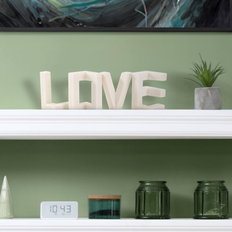 Just Say "Love" Sculpture in Polyresin - 10.5H x 7W x 2.3/4D