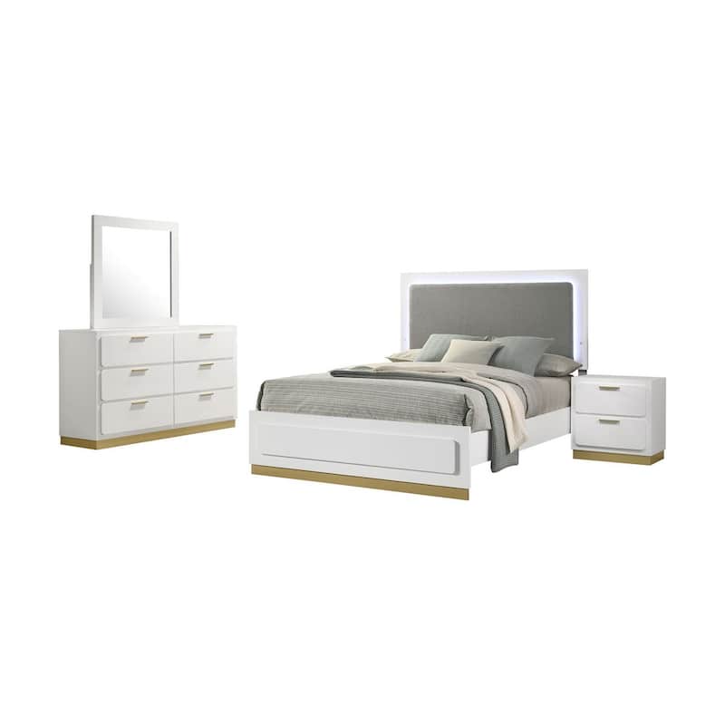 Sophia 4-piece Upholstered Bedroom Set