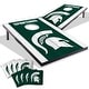 preview thumbnail 1 of 5, Michigan State Spartans NCAA Compact 2x3 Tailgate Cornhole Board Set Include Carrying Case