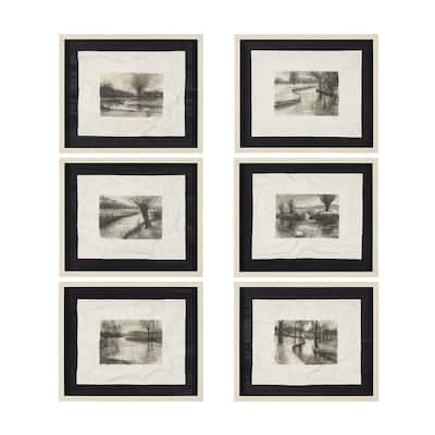 Before the Rain (Set of 6) Framed Art Print