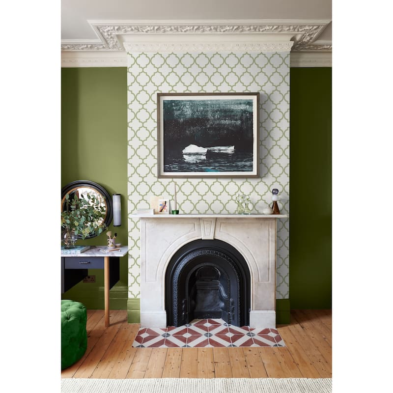 Graham & Brown Trellia Green Wallpaper