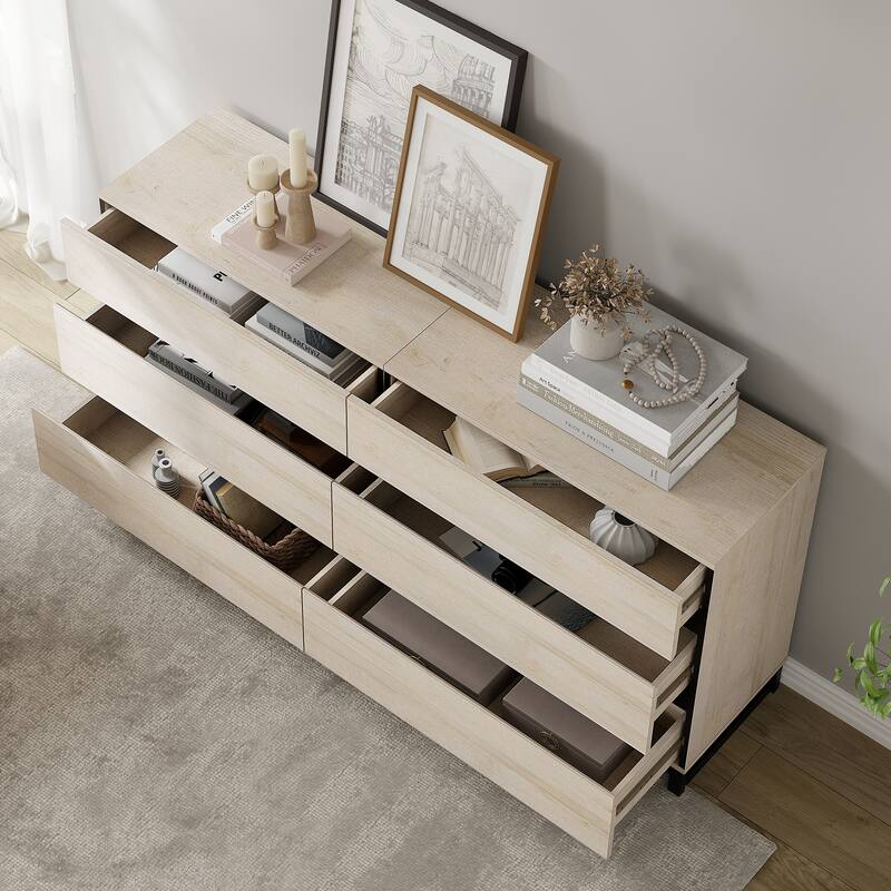 WAMPAT Dresser and Nightstand Set of 3