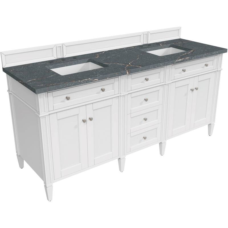 James Martin Vanities 650-V72-FPBL Brittany 72" Free Standing Double