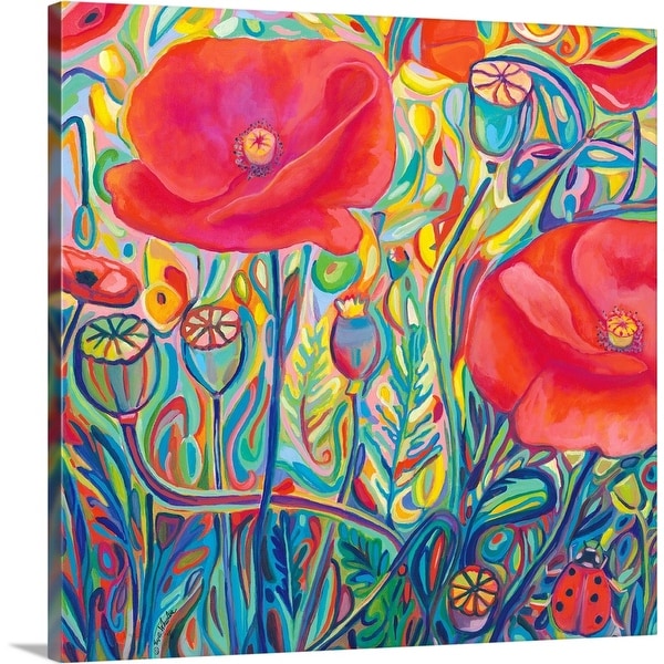 "Poppy Ambrosia" Canvas Wall Art