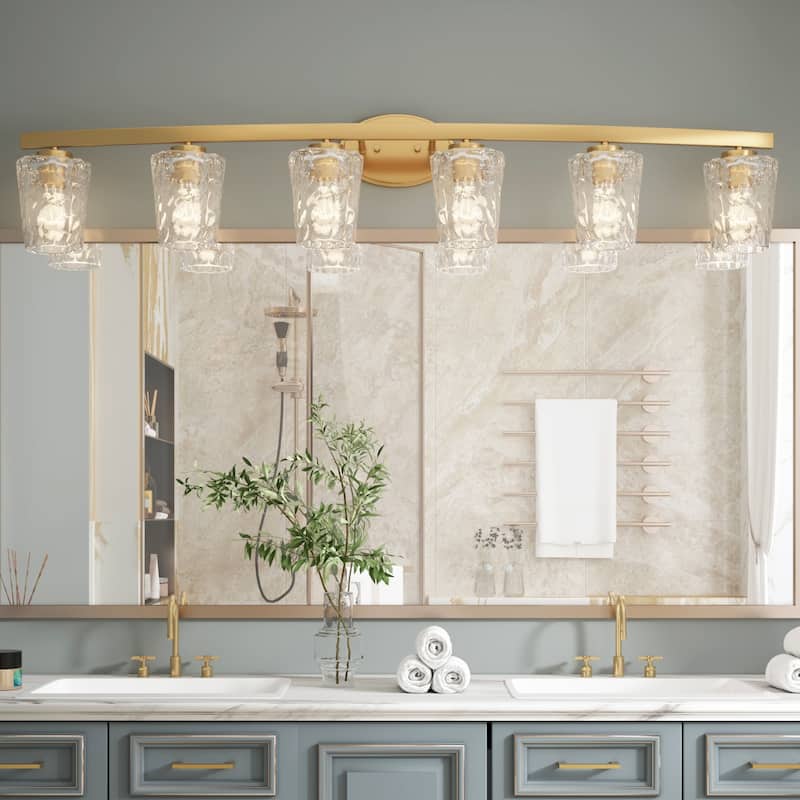 Acroma Modern Bathroom Vanity Light Art Glass Wall Sconce