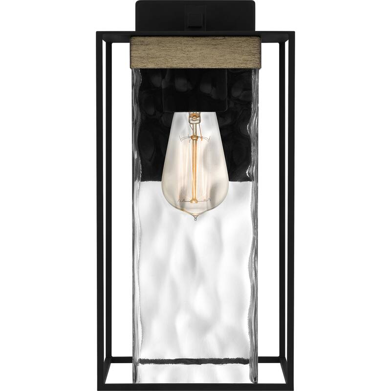 Bellevue QZWS28890 Corone 14" Tall Wall Sconce with Hammered Glass