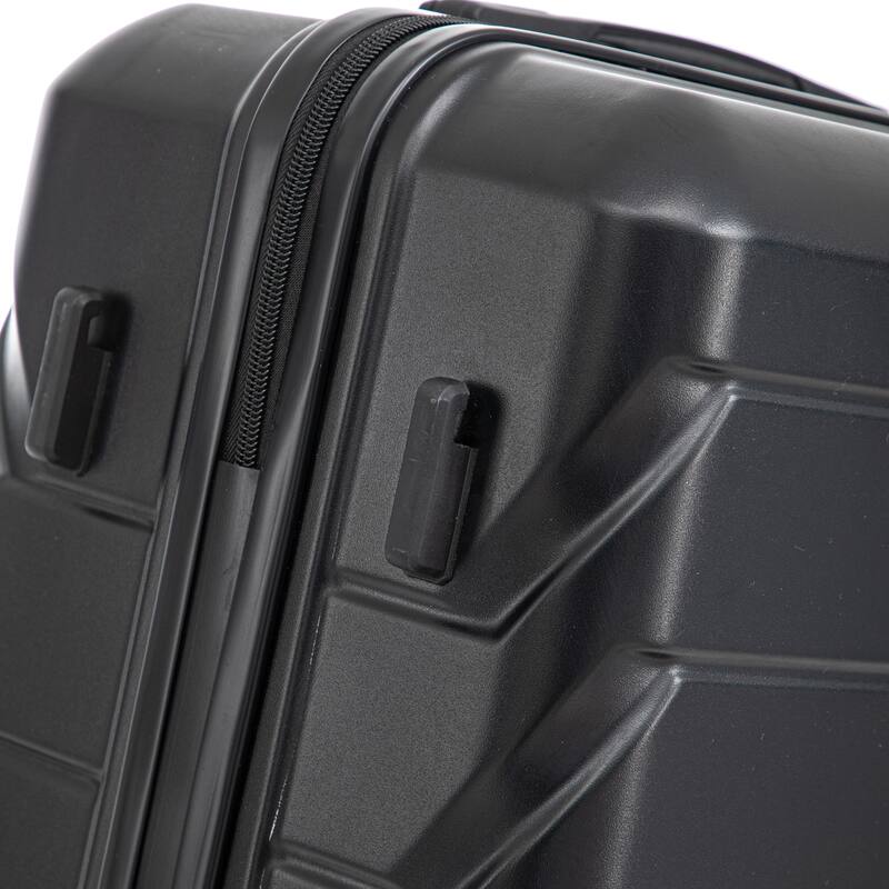 28 Inch Large Checked Luggage, Scratch Resistant Surface Four Multi-Directional Wheels, With Combination Lock and Side Hooks