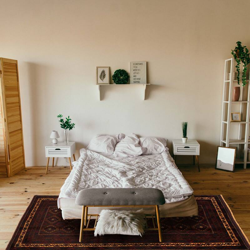 ECARPETGALLERY Hand-knotted Teimani Brown, Red Wool Rug - 3'10 x 7'1