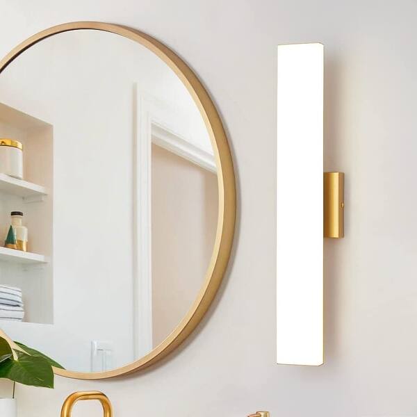 slide 2 of 21, Deyidn Bathroom Vanity Lighting Fixture Modern Bath Light Gold