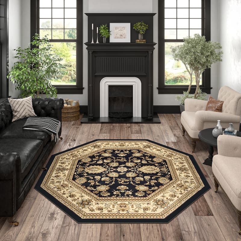 Soho Traditional Floral Oriental Indoor Area Rug