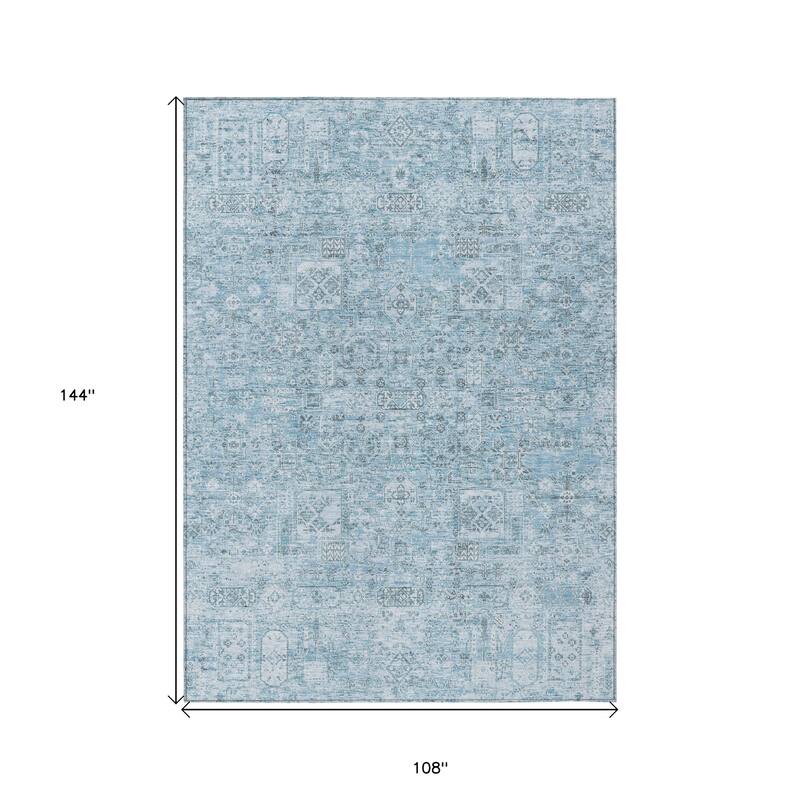 HomeRoots Floral Transitional Rectangle Outdoor Rug