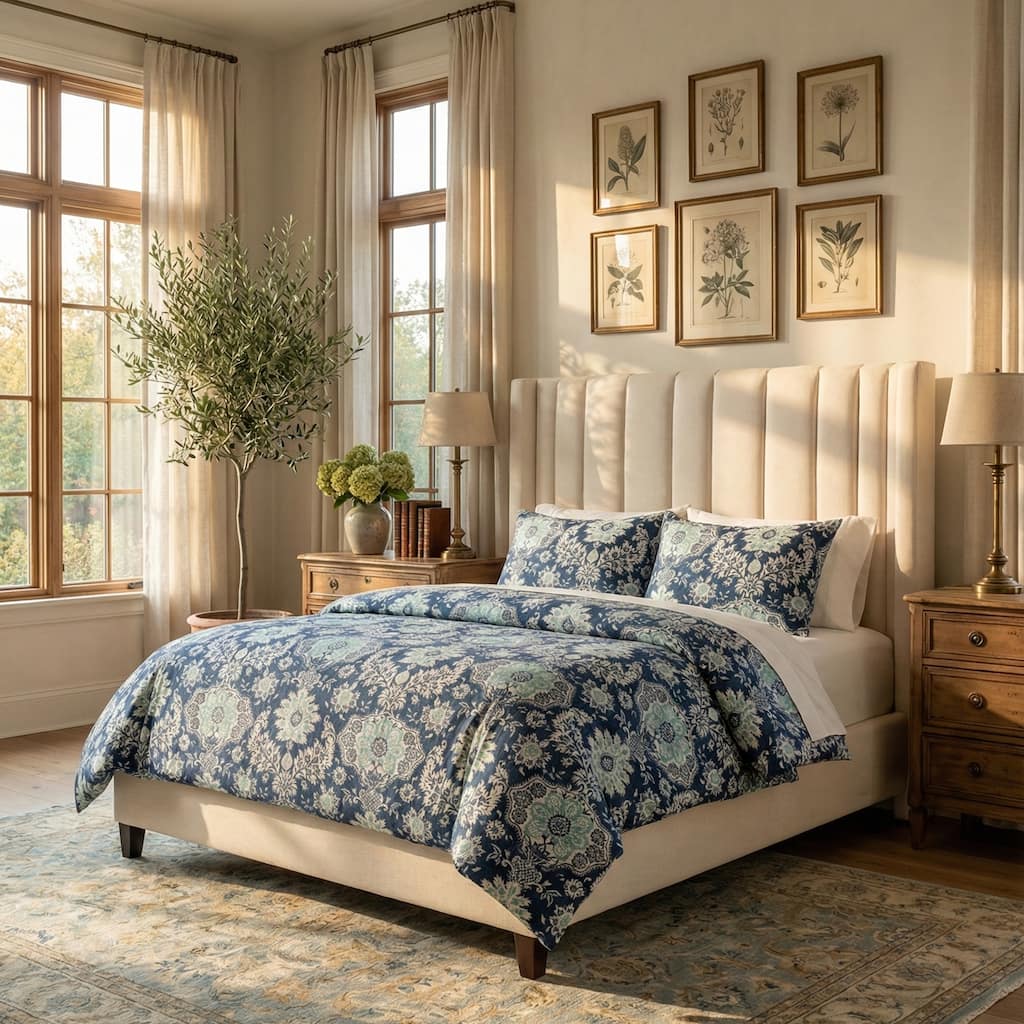 Magnolia Home Fashions Bellaire Harbor Duvet cover & insert Set