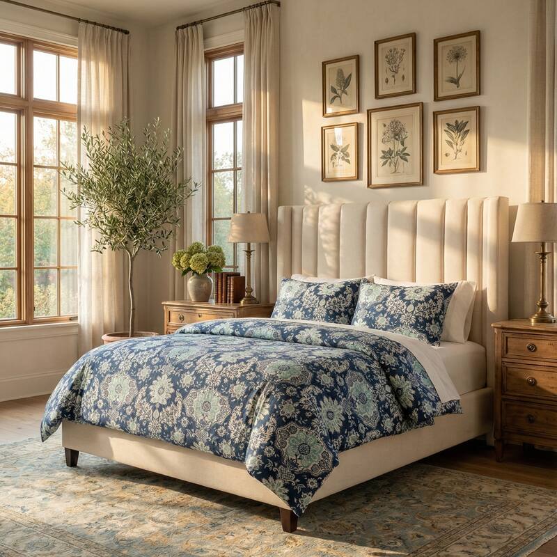 Magnolia Home Fashions Bellaire Harbor Duvet cover & insert Set