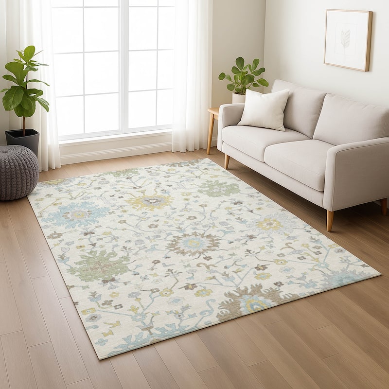 Machine Washable Indoor/ Outdoor Global Dillon Chantille Rug