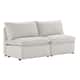 Option Grey-2 Armless Sofa