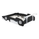 preview thumbnail 4 of 25, Unique Design Kids Furniture Full Size Race Car-Shaped Platform Bed with Kids Bed Wheels, Black