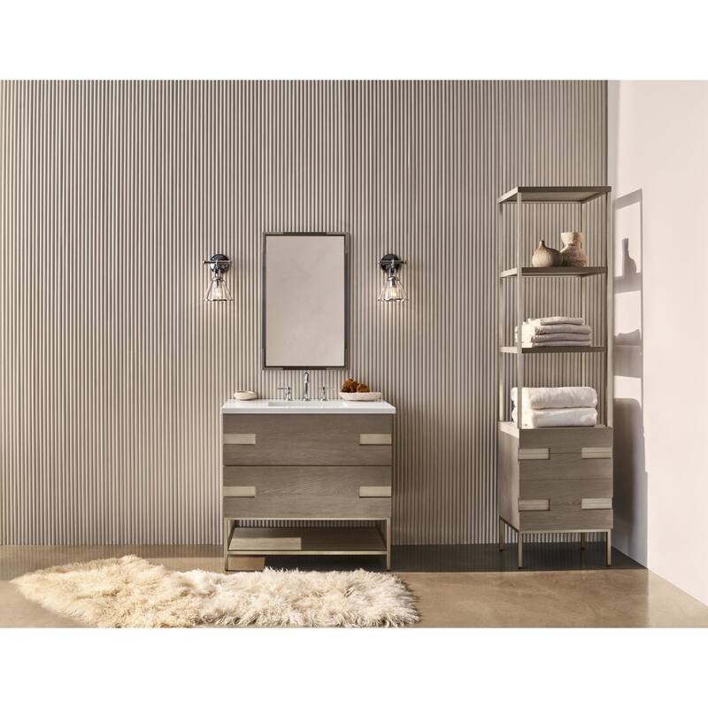 Robern CC2030D4NDTU Craft Series 19-1/4" x 30" Framed Single Door