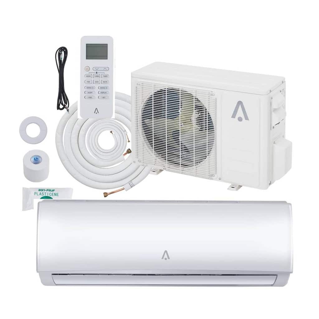 19 SEER2 9000 BTU Mini Split Air Conditioner for Rooms with Heating System - N/A