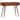 vidaXL Console Table 35.4"x13.8"x29.9" Solid Acacia Wood - 35.4" x 13.8" x 29.9"