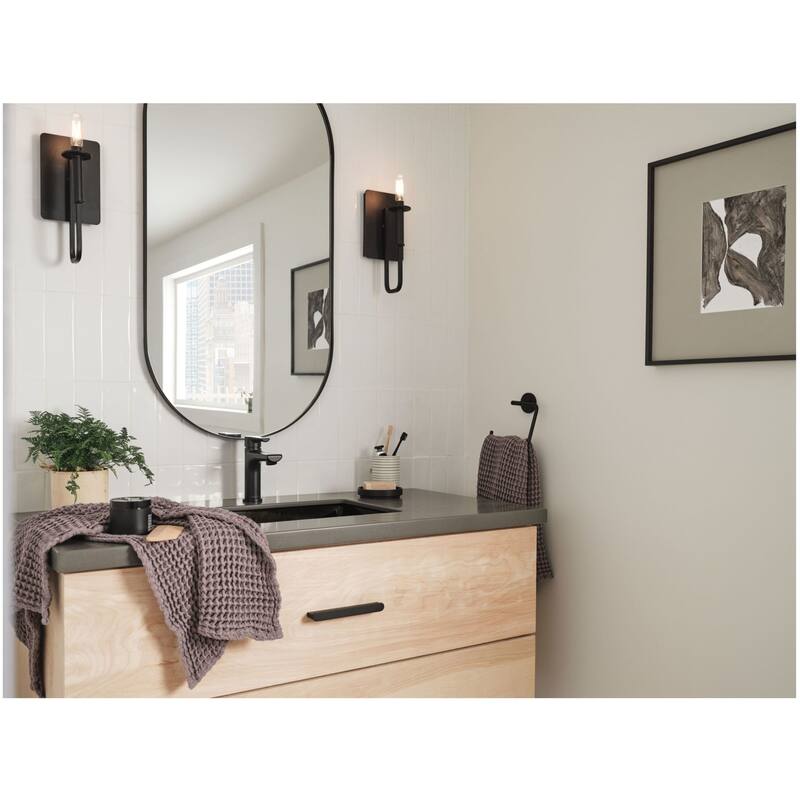Peerless P1513LF Flute 1 GPM Single Hole Bathroom Faucet with Pop-Up