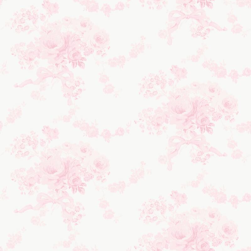 LoveShackFancy Champagne Harbor Powdered Blue Peel and Stick Wallpaper