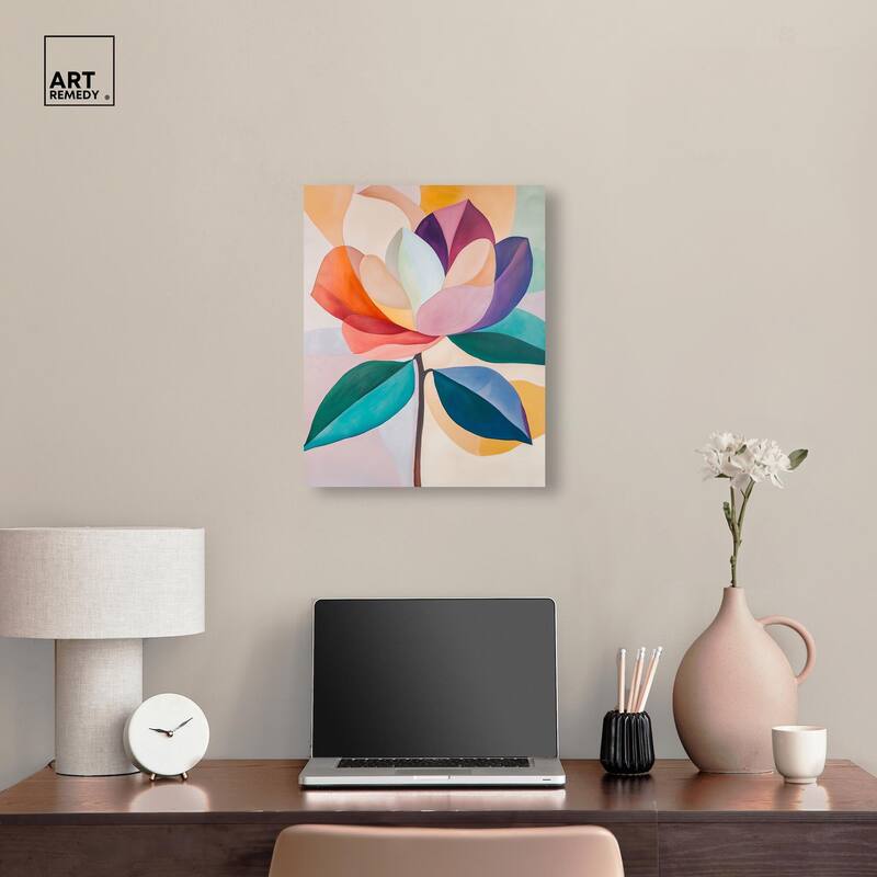 Magnolia in Color I Canvas by Art Remedy, Gallery Wrapped
