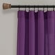 preview thumbnail 127 of 152, Lush Decor Linen Button Single Panel Window Curtain