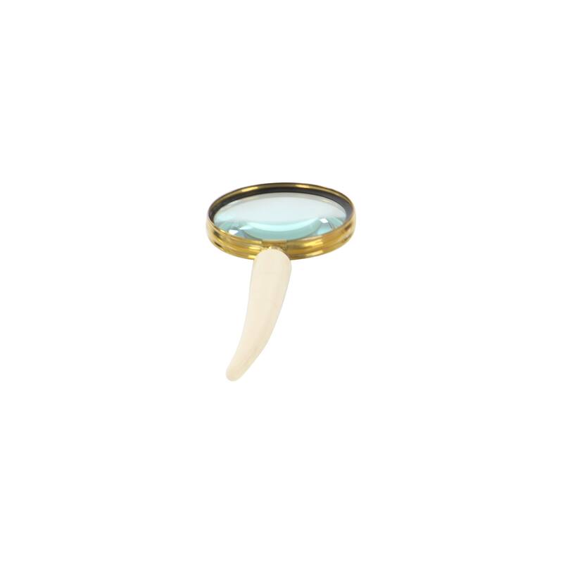 Metal Magnifying Glass with Bone Handles - Set of 3 Black - CosmoLiving by Cosmopolitan - 11"W x 4"L x 4"H