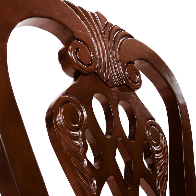 Carpia Traditional Wood Dining Chairs (Set of 2) by Furniture of America