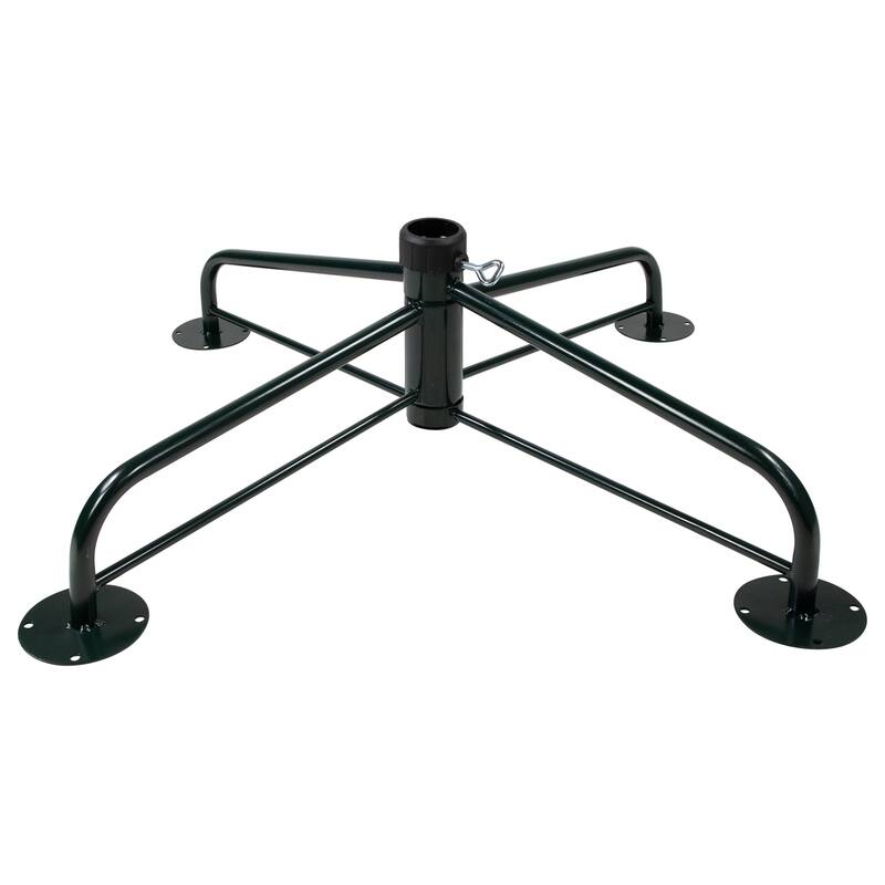 36" Folding Green Metal Tree Stand for 9'-14' Artificial Trees with 2" Pole Diameter - 36