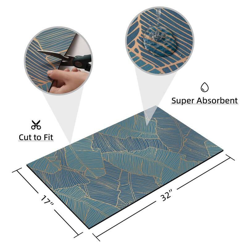 Bath Mat Rug-Thin Quick Dry