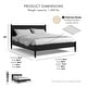preview thumbnail 3 of 13, Furniture of America Fopp Mid-Century Modern Wood Teen Platform Bed