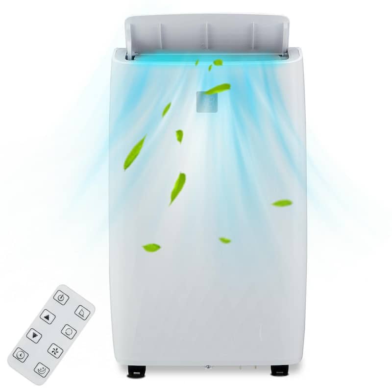 14000Btus Portable Air Conditioner Cools Up to 750 Sq. Ft. - N/A - White