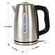 preview thumbnail 7 of 10, Kenmore 1.7L Cordless Electric Tea Kettle with 6 Temperature Pre-Sets