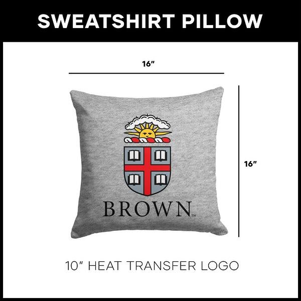 dimension image slide 2 of 4, NCAA Ivy League 16 Inch Sweatshirt Pillow