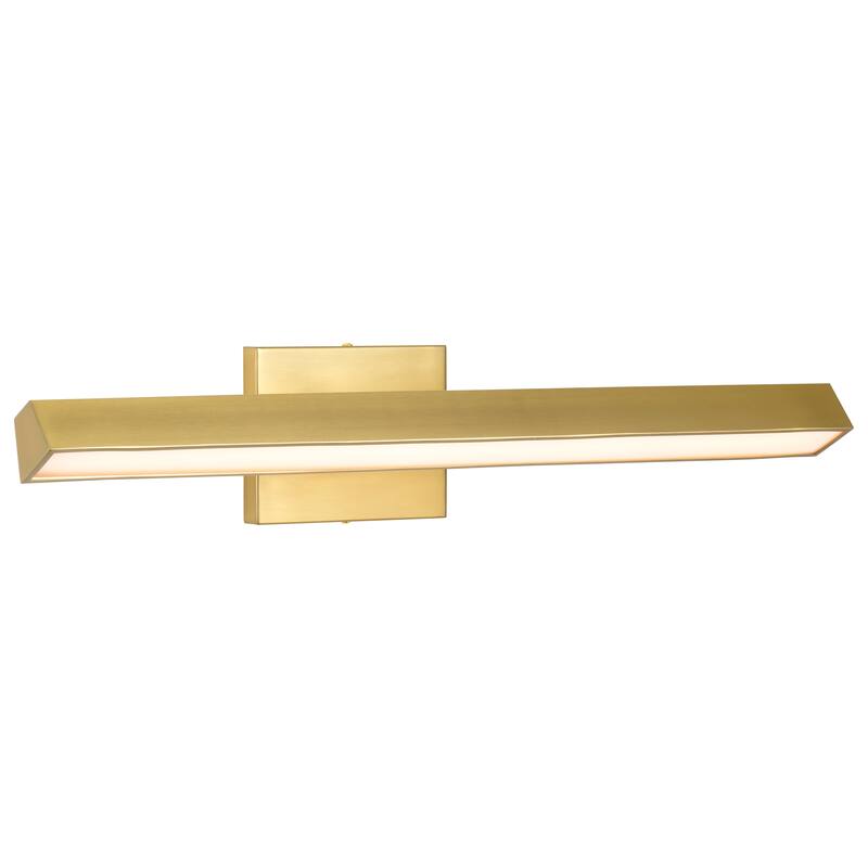 Mila 2 Foot LED Picture Light 3 CCT Selectable Vintage Brass Finish Acrylic Lens - Vintage Brass