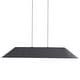 preview thumbnail 1 of 9, Golden Lighting 3133-LP43 Faroe 43" Wide Linear Pendant Flecked Black / Grey